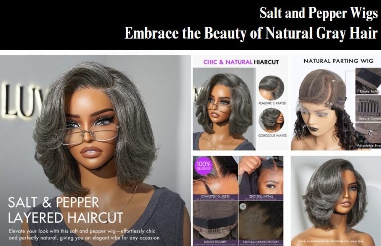 Salt and Pepper Wigs