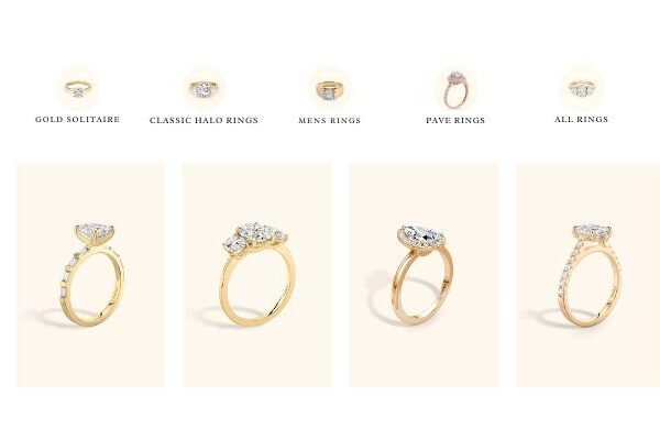 Princess Cut Solitaire Rings